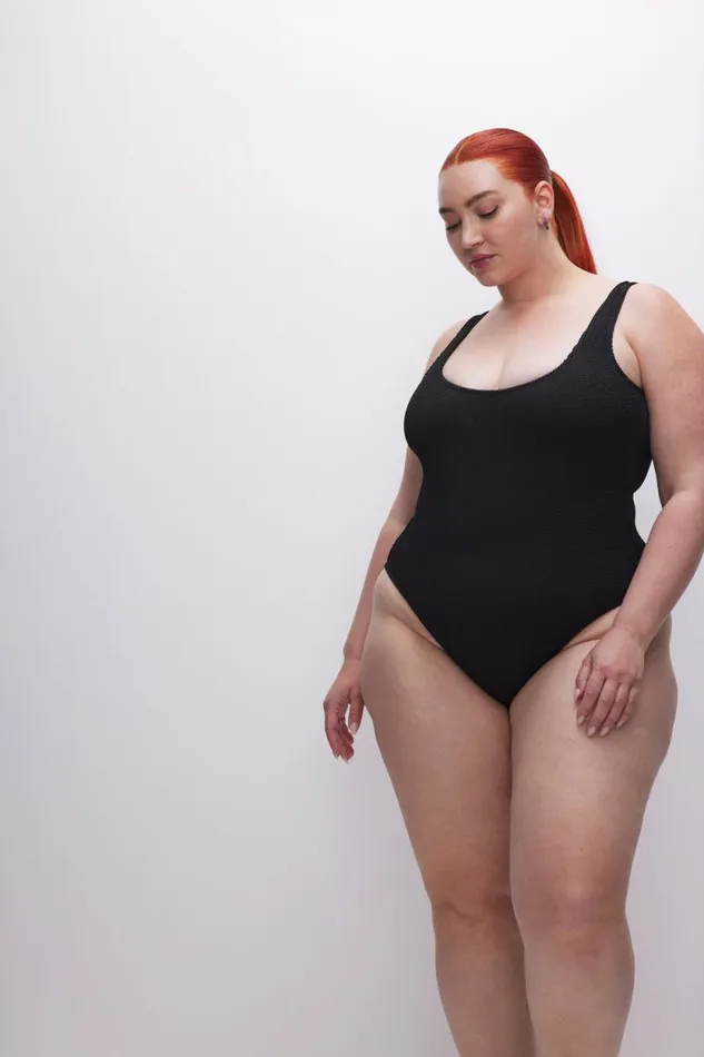 Women GOOD AMERICAN Swim ALWAYS FITS MODERN TANKSWIMSUIT Black001