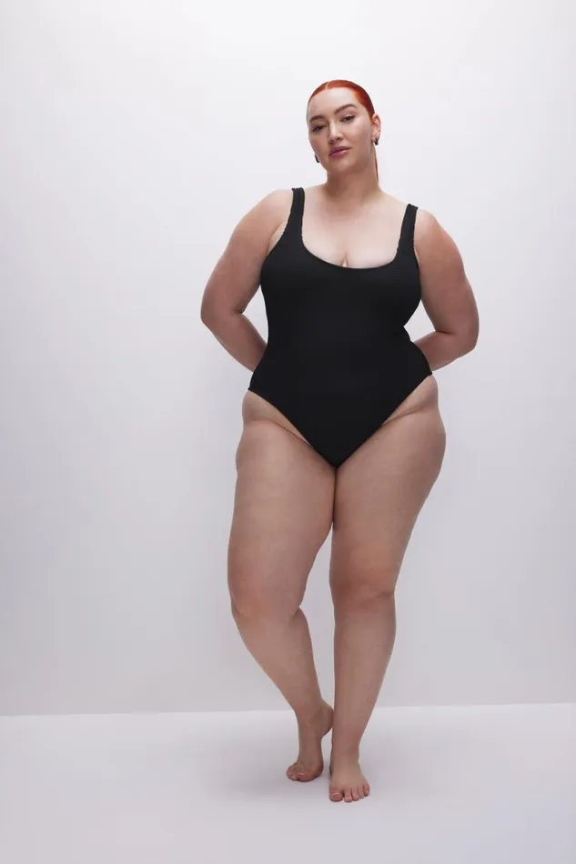 Women GOOD AMERICAN Swim ALWAYS FITS MODERN TANKSWIMSUIT Black001