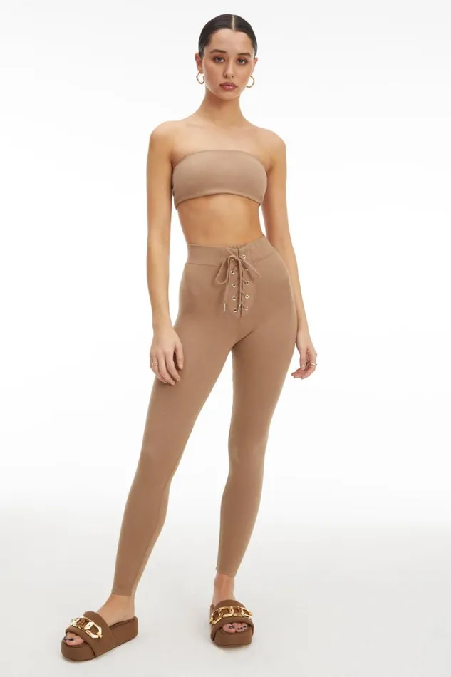 Women GOOD AMERICAN Tops ESSENTIALBANDEAU Putty001