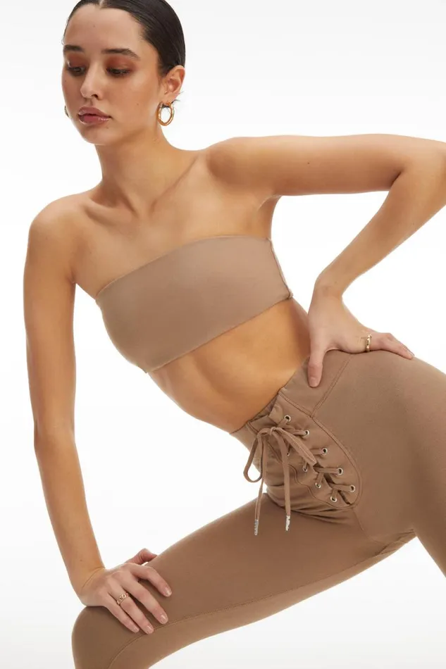 Women GOOD AMERICAN Tops ESSENTIALBANDEAU Putty001
