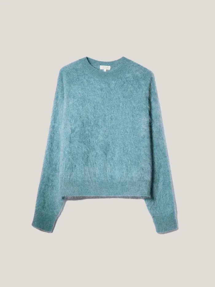 Women Halo Cashmere Jumper Blue Jigsaw Knitwear and Cashmere