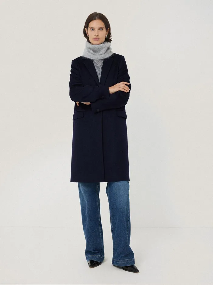Women Halo Cashmere Snood Grey Jigsaw Knitwear and Cashmere