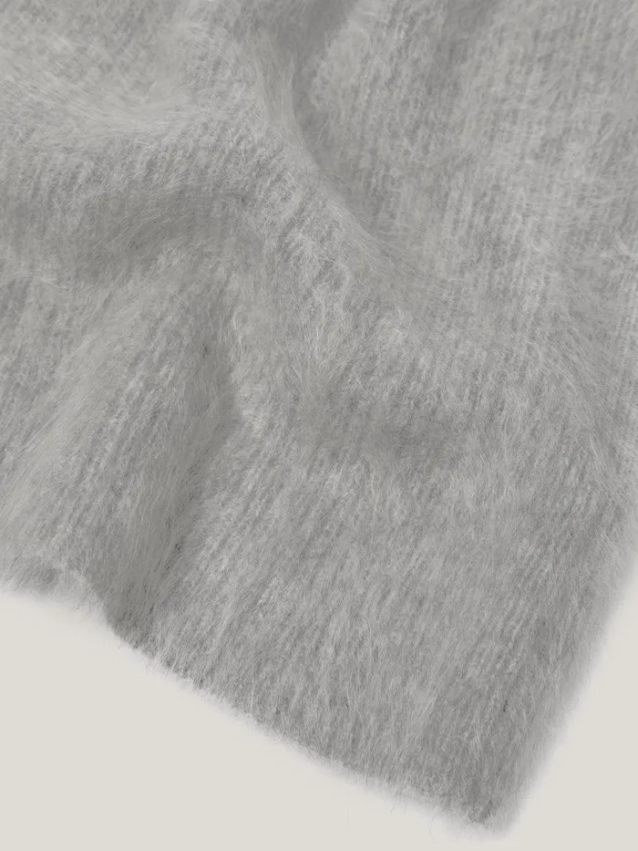 Women Halo Cashmere Snood Grey Jigsaw Knitwear and Cashmere