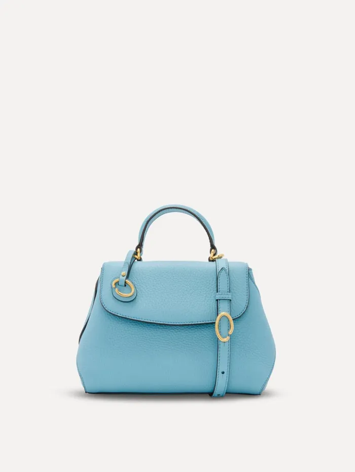 Women Handbags Oscar De La Renta The Mini Poppy Light Blue