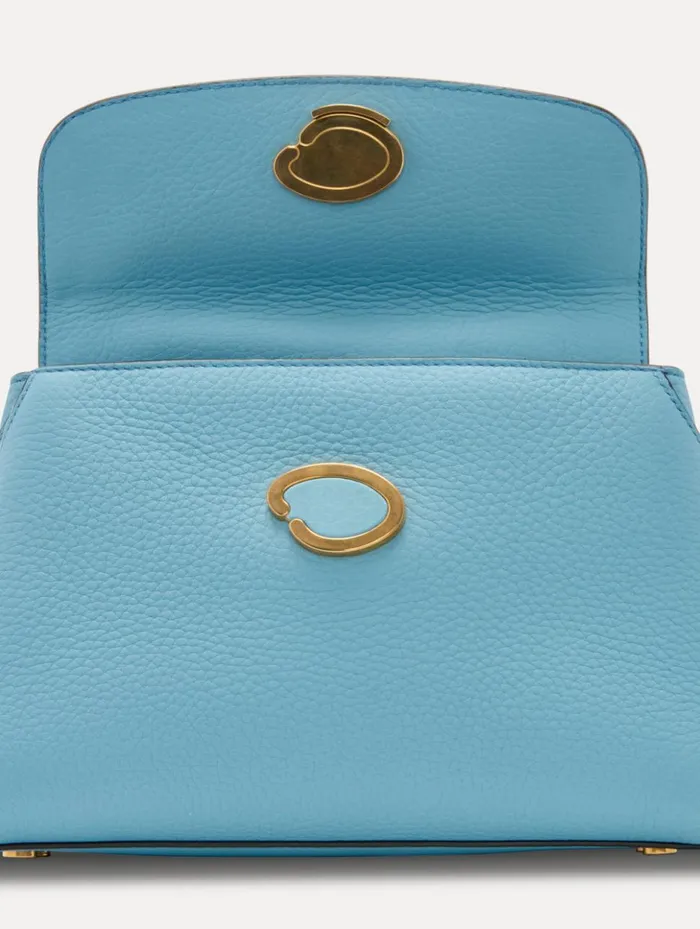 Women Handbags Oscar De La Renta The Mini Poppy Light Blue Women Handbags Oscar De La Renta The Mini Poppy Light Blue