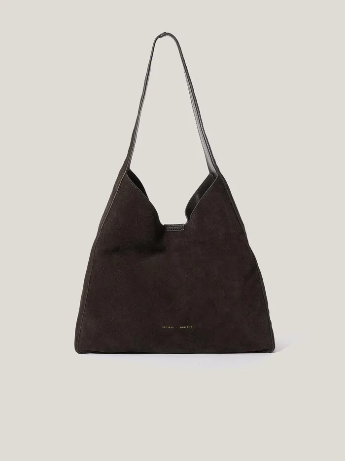Women Heckfield Suede Tote Chocolate Jigsaw Bags