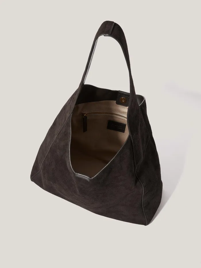 Women Heckfield Suede Tote Chocolate Jigsaw Bags
