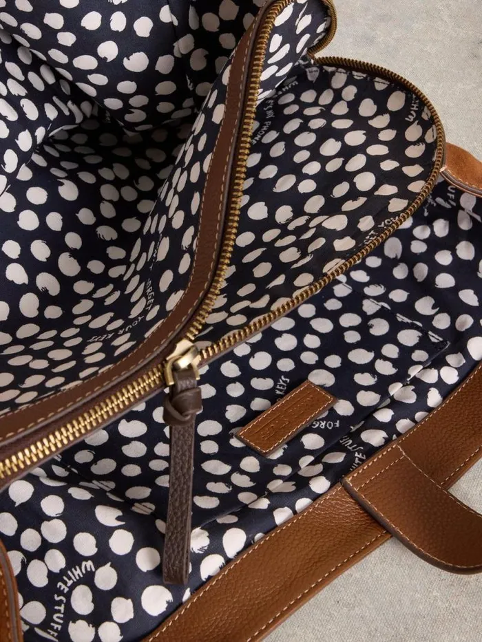 Women Hettie Leather Zip Tote Mid Tan White Stuff Bags and Purses Women Hettie Leather Zip Tote Mid Tan White Stuff Bags and Purses