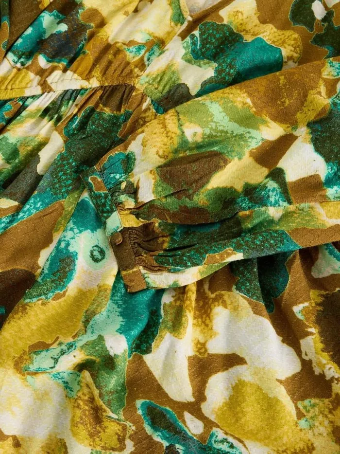 Women Imogen Midi Dress Yellow Print White Stuff Dresses