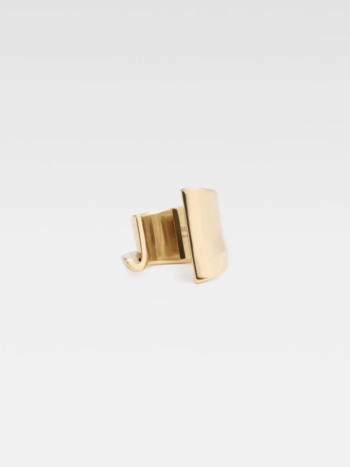 Women Jewellery JACQUEMUS The J Ring Light Gold Women Jewellery JACQUEMUS The J Ring Light Gold