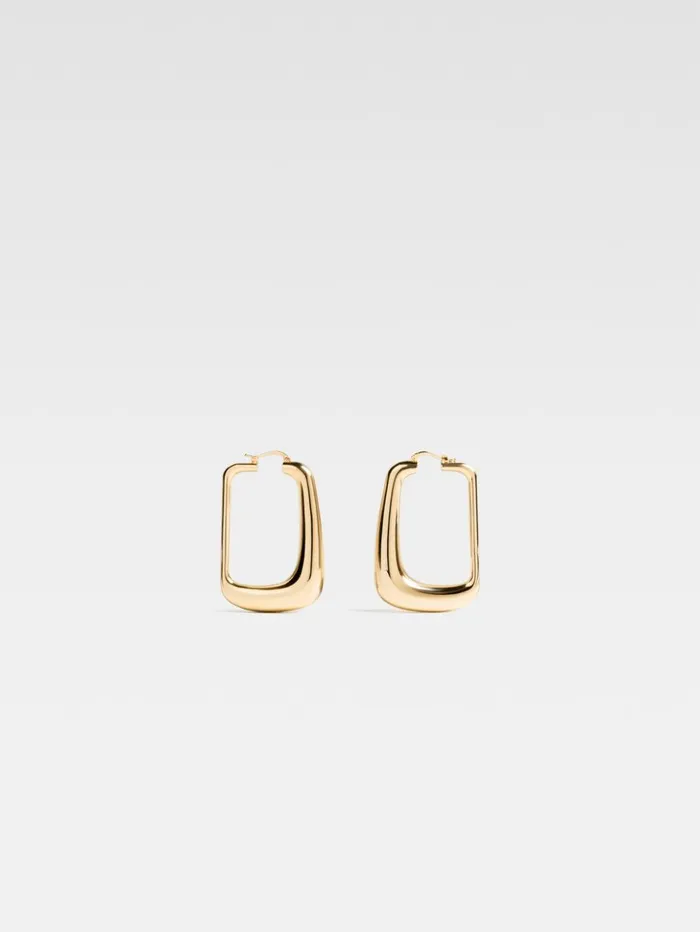 Women Jewellery JACQUEMUS The Ovalo Earrings Light Gold