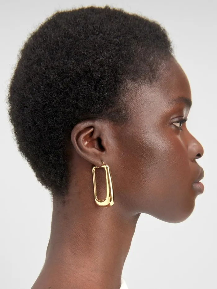 Women Jewellery JACQUEMUS The Ovalo Earrings Light Gold Women Jewellery JACQUEMUS The Ovalo Earrings Light Gold