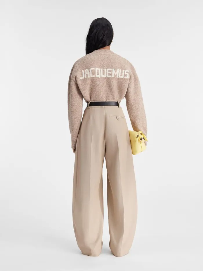 Women Knits JACQUEMUS The Jacquemus Knit Beige Women Knits JACQUEMUS The Jacquemus Knit Beige