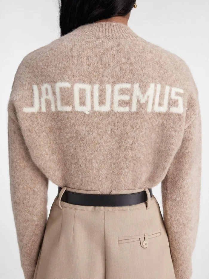 Women Knits JACQUEMUS The Jacquemus Knit Beige Women Knits JACQUEMUS The Jacquemus Knit Beige