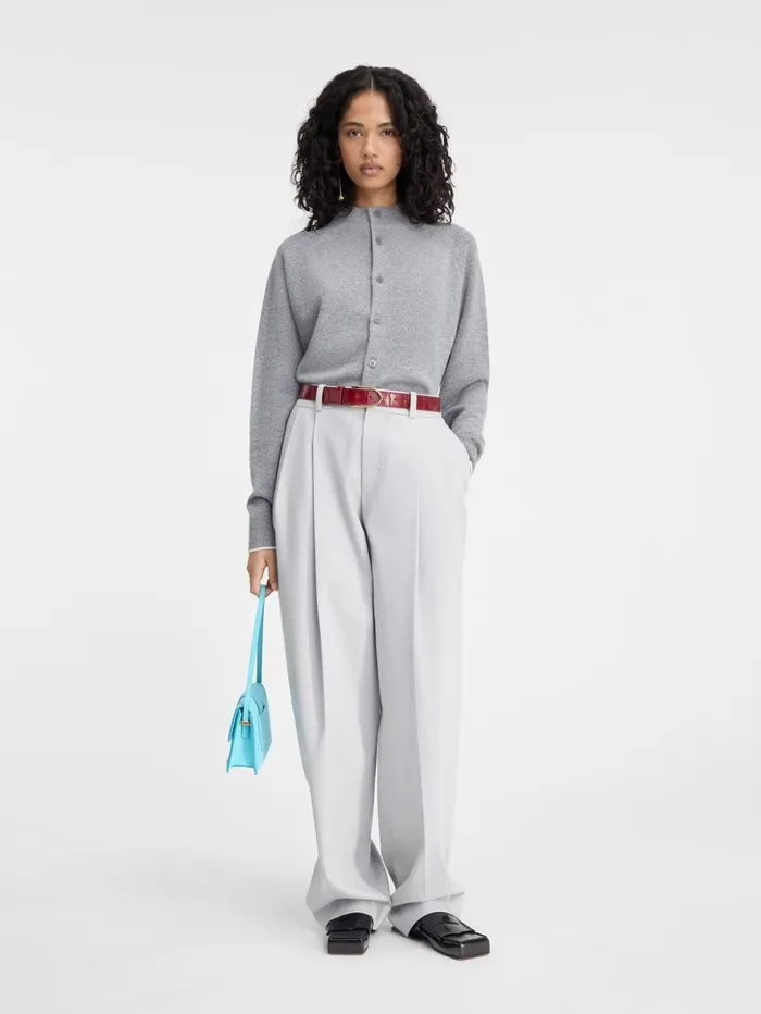 Women Knits JACQUEMUS The Pitatto Cardigan Grey