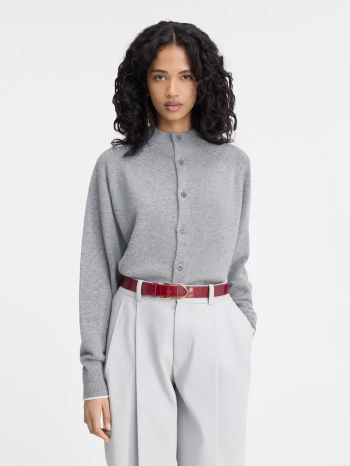 Women Knits JACQUEMUS The Pitatto Cardigan Grey