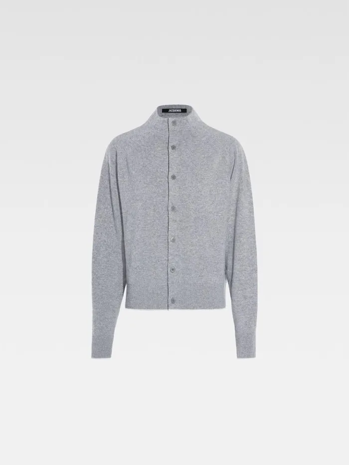 Women Knits JACQUEMUS The Pitatto Cardigan Grey