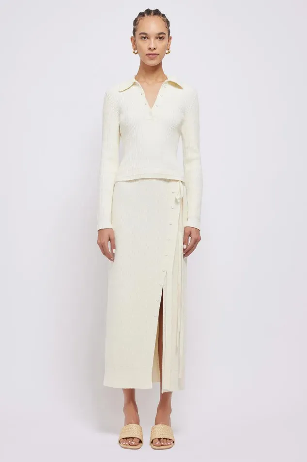 Women Knitwear Jonathan Simkhai Delfina Polo