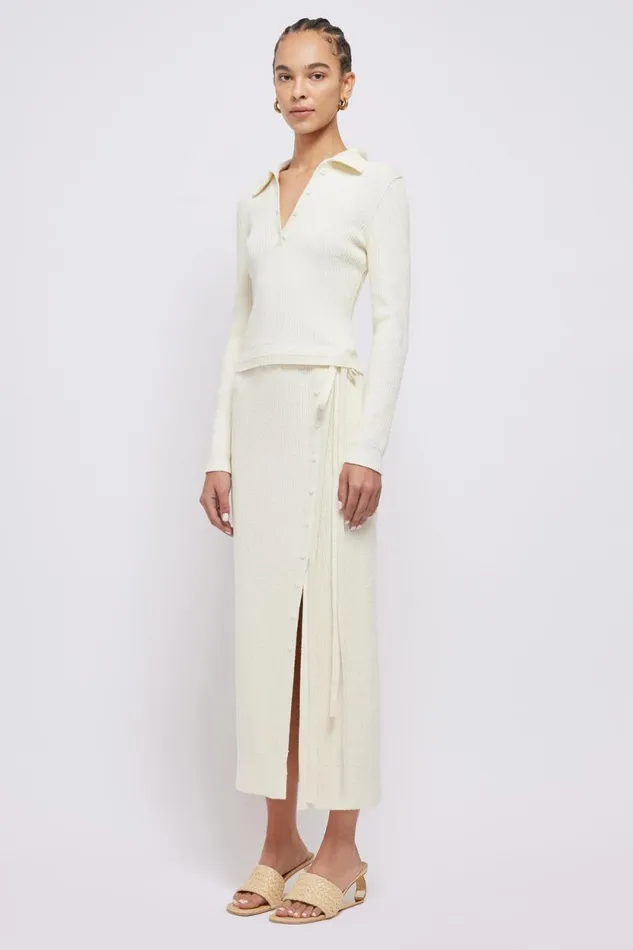 Women Knitwear Jonathan Simkhai Delfina Polo Women Knitwear Jonathan Simkhai Delfina Polo