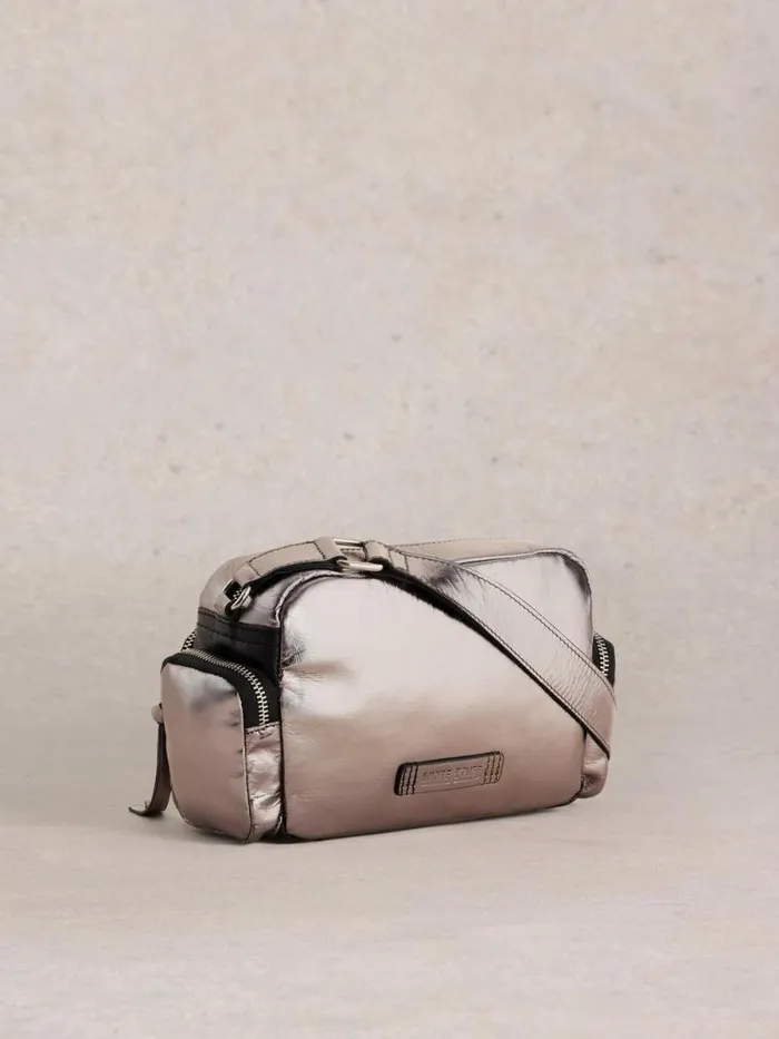 Women Lana Camera Bag Pewter Metallic White Stuff Bags and Purses Women Lana Camera Bag Pewter Metallic White Stuff Bags and Purses