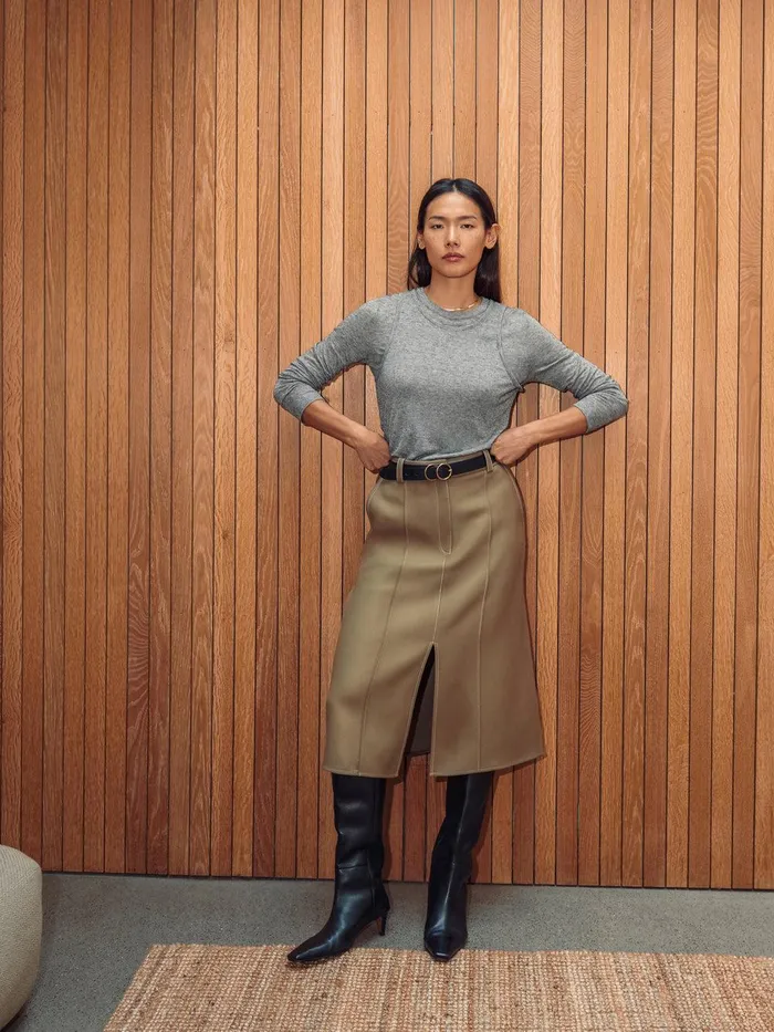 Women Layered 2in1 Top Grey Jigsaw Shirts and Tops