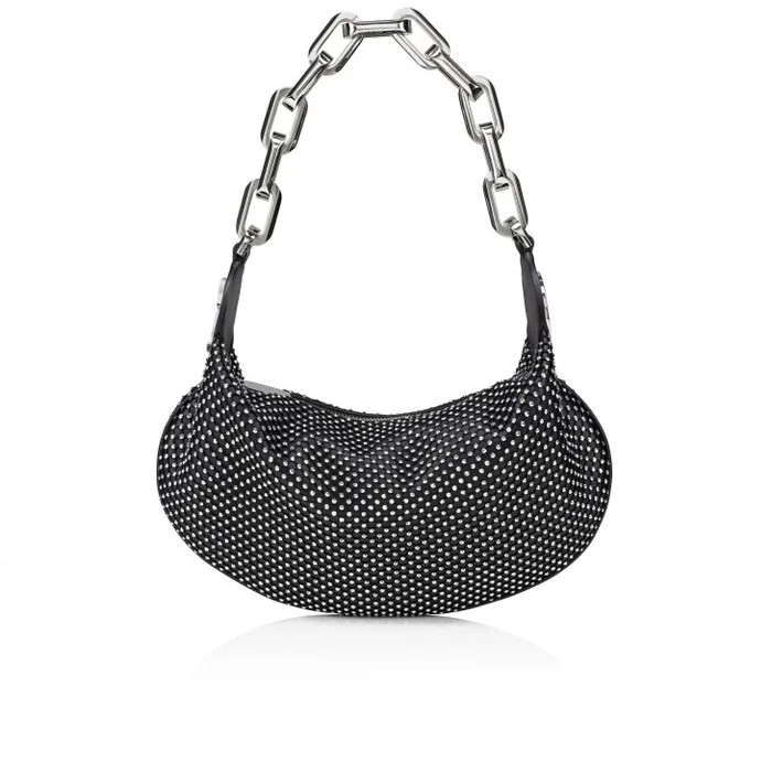Women Le 54 Chain Bag 8211 Nappa Leather 8211 Black Christian Louboutin Clutches and Evening Bags