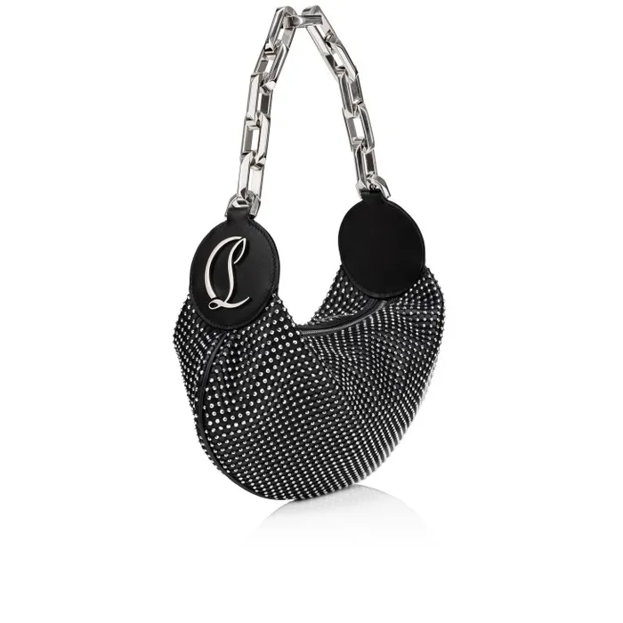 Women Le 54 Chain Bag 8211 Nappa Leather 8211 Black Christian Louboutin Clutches and Evening Bags