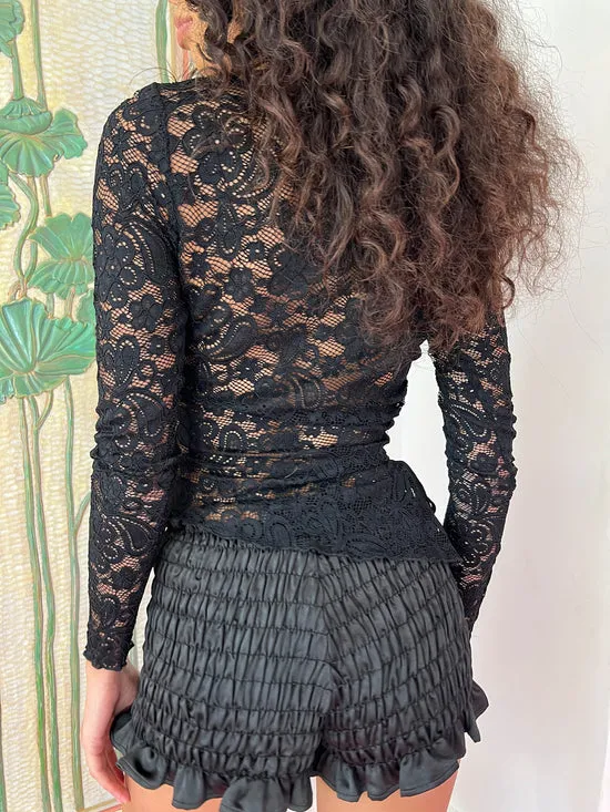 Women Lisa Says Gah Jo Lace Top Ll Tops