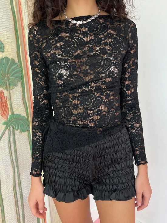Women Lisa Says Gah Jo Lace Top Ll Tops