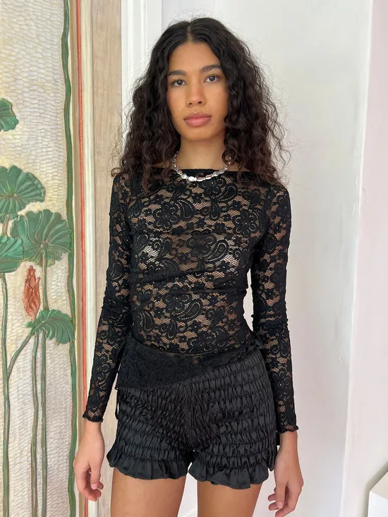 Women Lisa Says Gah Jo Lace Top Ll Tops