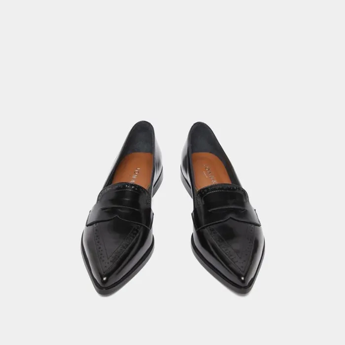 Women Loafers With Pointed Toes Black JONAK Loafers