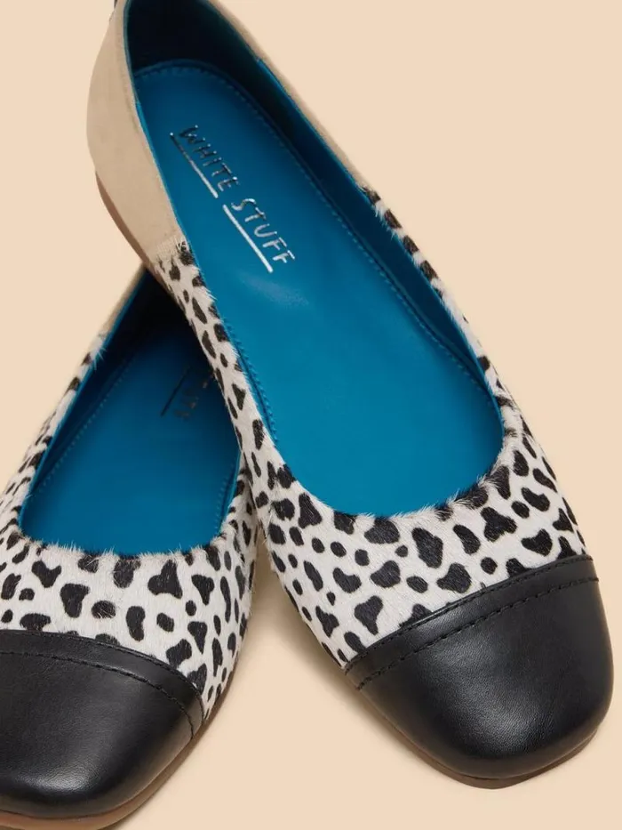 Women Loral Leather Ballet Pump Natural Multi White Stuff Shoes Women Loral Leather Ballet Pump Natural Multi White Stuff Shoes