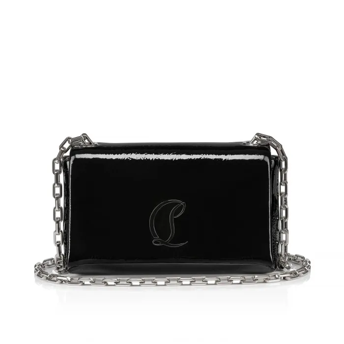 Women Loubi54 Crossbody Bag 8211 Vog Patent Leather 8211 Black Christian Louboutin Mini Bags