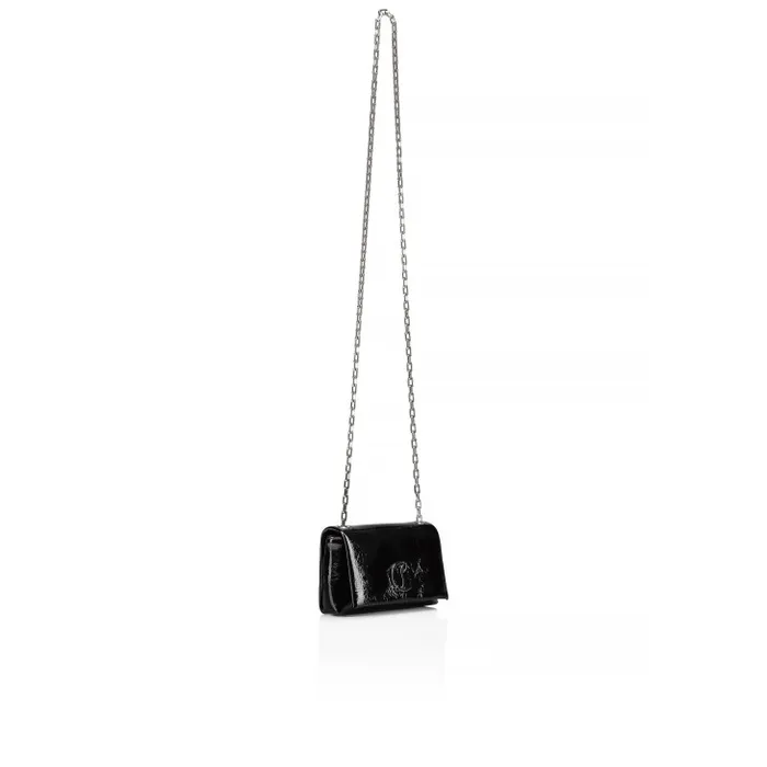 Women Loubi54 Crossbody Bag 8211 Vog Patent Leather 8211 Black Christian Louboutin Mini Bags