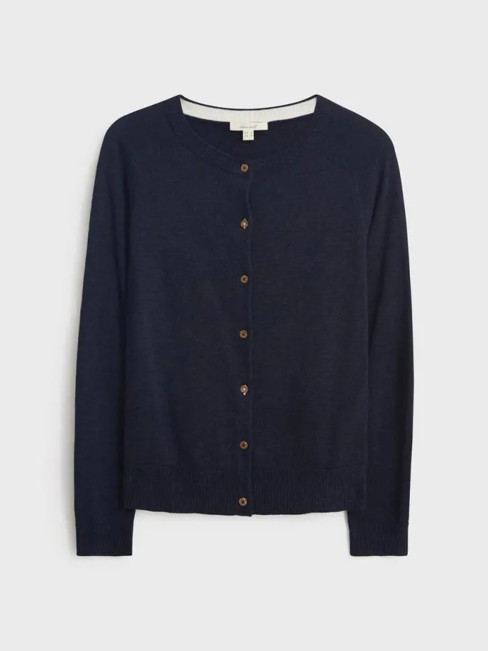 Women Lulu Cardigan French Navy White Stuff Knitwear Women Lulu Cardigan French Navy White Stuff Knitwear