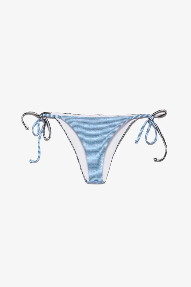 Women Mara Hoffman Bikini Bottoms Lei Bikini Bottom Black Blue