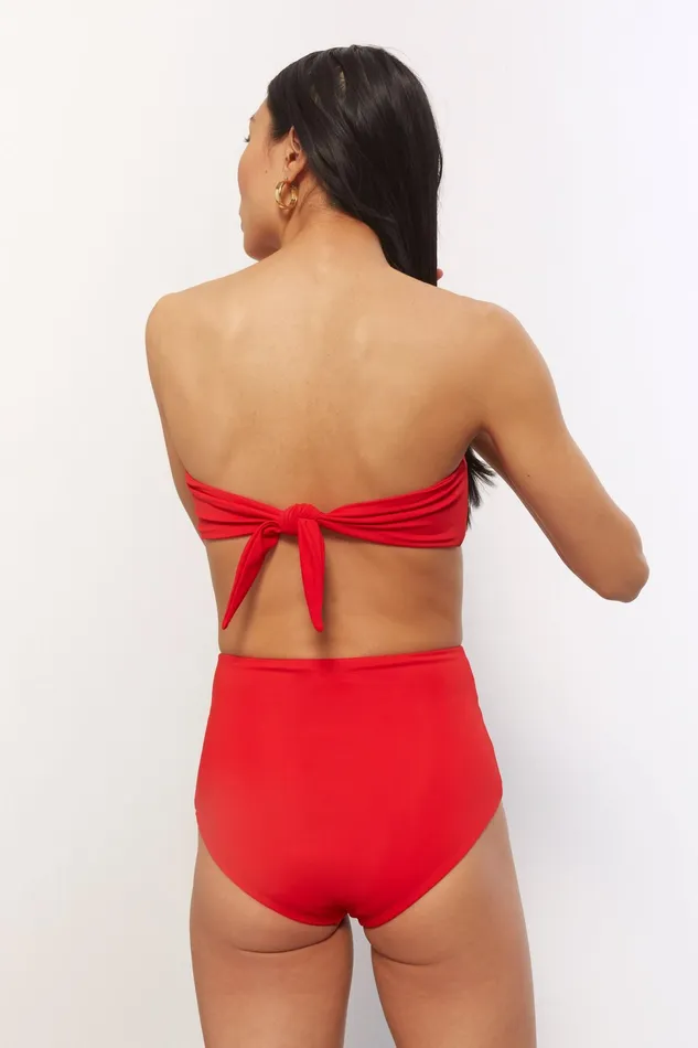 Women Mara Hoffman Bikini Bottoms Lydia Bikini Bottom Red