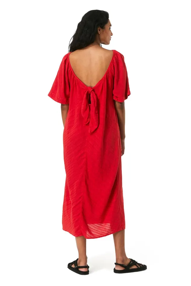 Women Mara Hoffman Dresses Aliz Dress Red