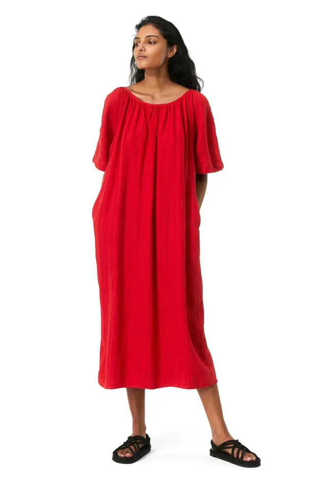 Women Mara Hoffman Dresses Aliz Dress Red