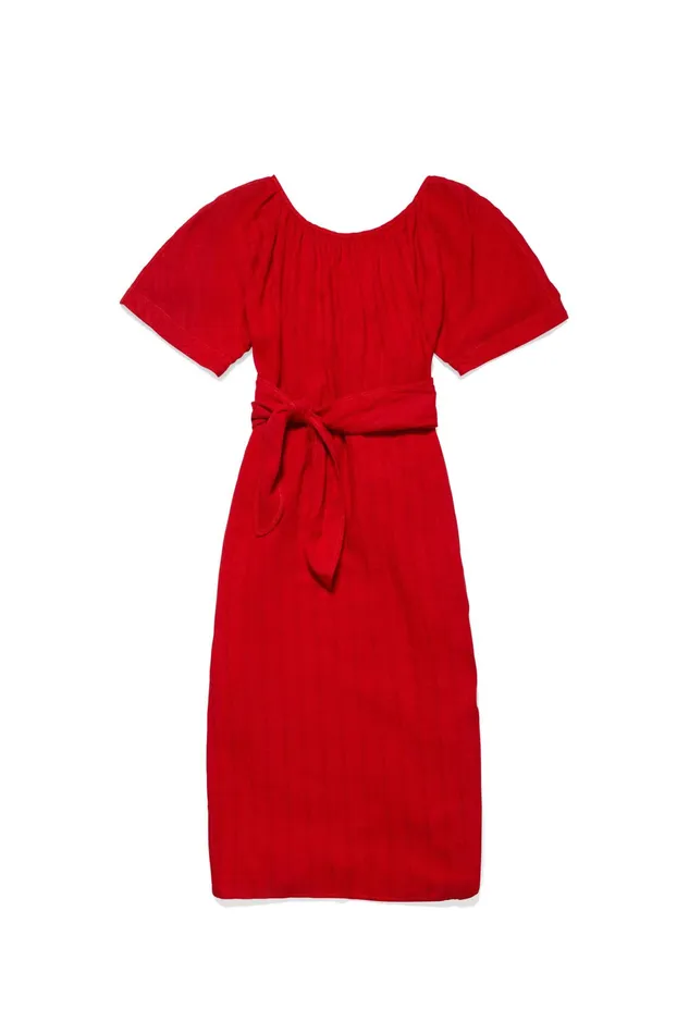 Women Mara Hoffman Dresses Aliz Dress Red