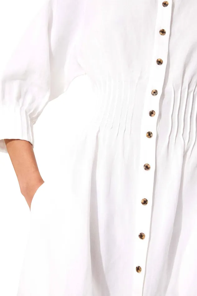 Women Mara Hoffman Dresses Amia Dress White Women Mara Hoffman Dresses Amia Dress White