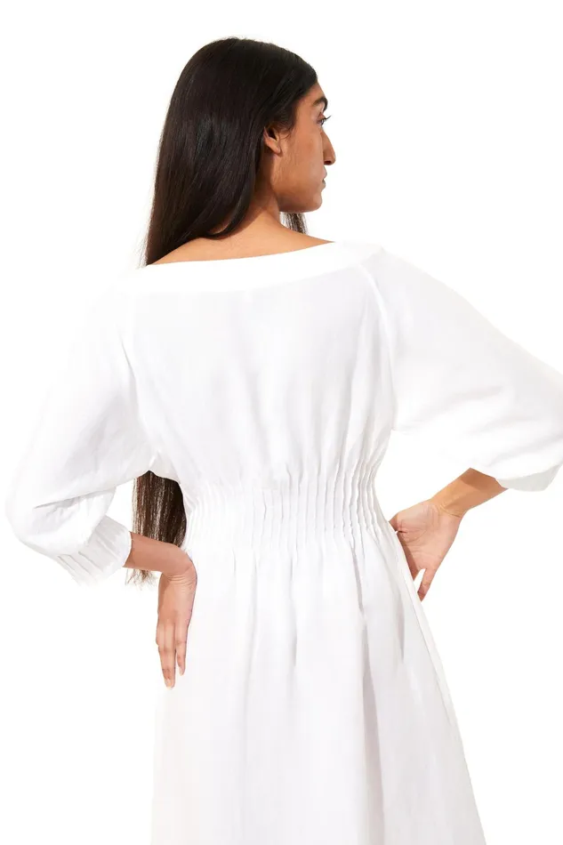 Women Mara Hoffman Dresses Amia Dress White Women Mara Hoffman Dresses Amia Dress White