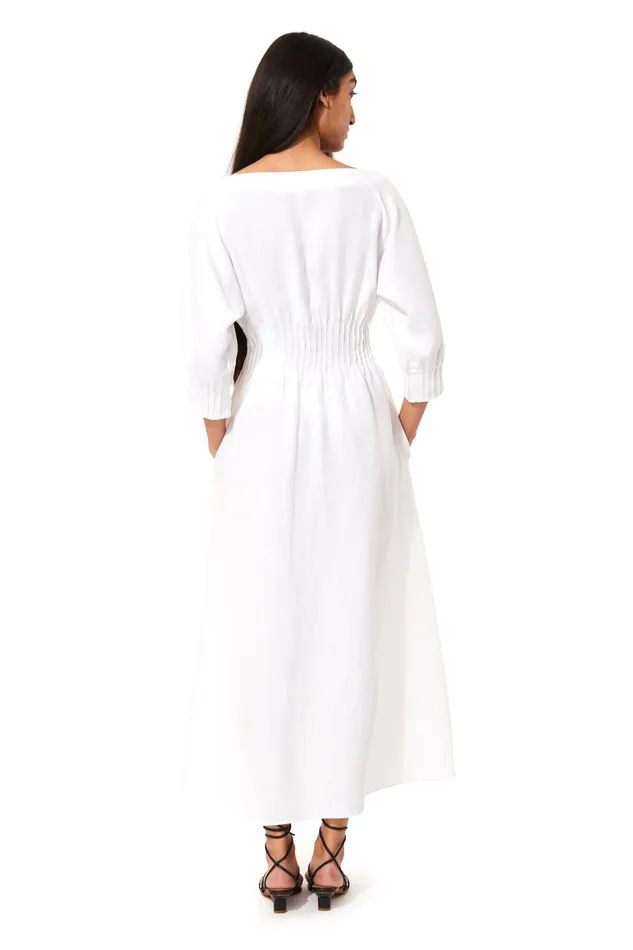 Women Mara Hoffman Dresses Amia Dress White Women Mara Hoffman Dresses Amia Dress White