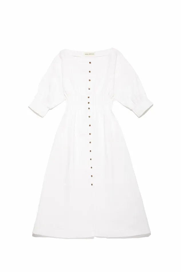 Women Mara Hoffman Dresses Amia Dress White Women Mara Hoffman Dresses Amia Dress White