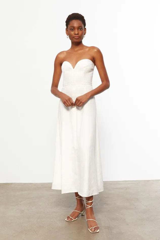 Women Mara Hoffman Dresses Asteria Dress White