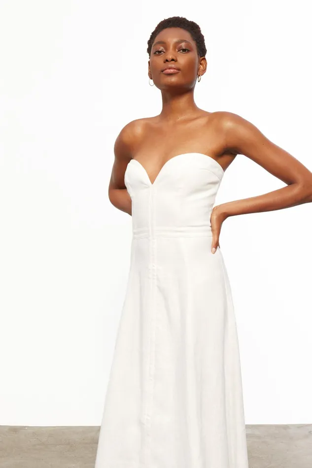 Women Mara Hoffman Dresses Asteria Dress White Women Mara Hoffman Dresses Asteria Dress White