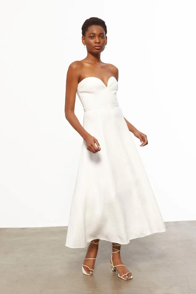 Women Mara Hoffman Dresses Asteria Dress White Women Mara Hoffman Dresses Asteria Dress White
