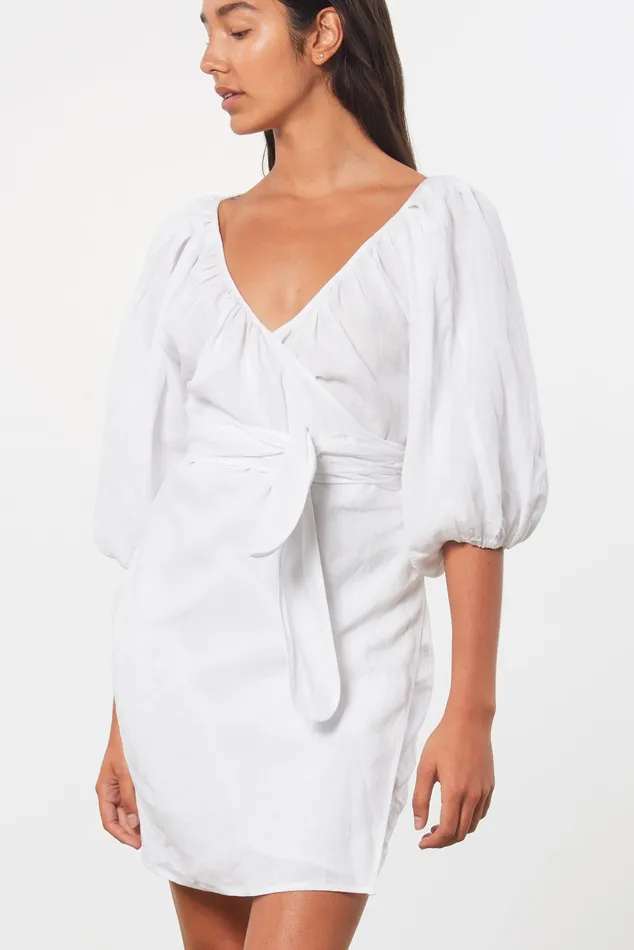Women Mara Hoffman Dresses Coletta Dress White Women Mara Hoffman Dresses Coletta Dress White