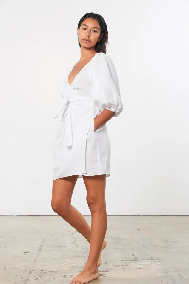 Women Mara Hoffman Dresses Coletta Dress White Women Mara Hoffman Dresses Coletta Dress White