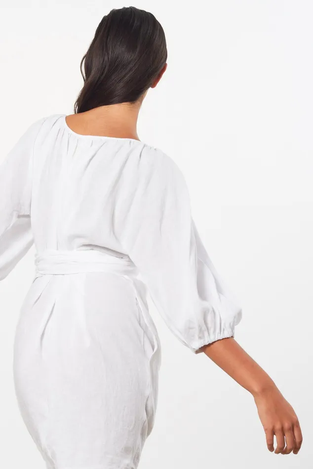 Women Mara Hoffman Dresses Coletta Dress White Women Mara Hoffman Dresses Coletta Dress White